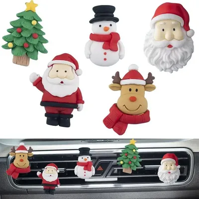 Car Air Fresheners Vent Clips Santa Car Air Freshener Vent Clip For Interior Decor Automotive Vent