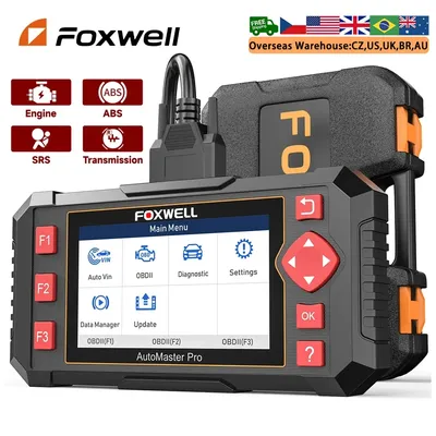 FOXWELL NT604 Elite OBD2 Scanner Engine ABS SRS Transmission Diagnostic Tools Automotive Scanner OBD