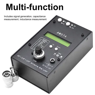 AW07A 1.5-490MHZ Antenna Analyzer HF/VHF/UHF 160 M Impedance SWR Antenna Analyzer HF UV Spectrum