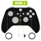 eXtremeRate Soft Touch Grip Faceplate Cover, Front Housing Shell Case Replacement Kit for Xbox One