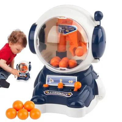 Claw Machine For Kids Compact Arcade Game Machine Cute Astronaut Design For Girls Creative Kid