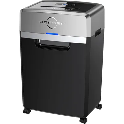 24-Sheet Cross-Cut Shredder, 40-Min Continuous Running Time, 9-Gallon Big Basket, 55dB Super Quiet