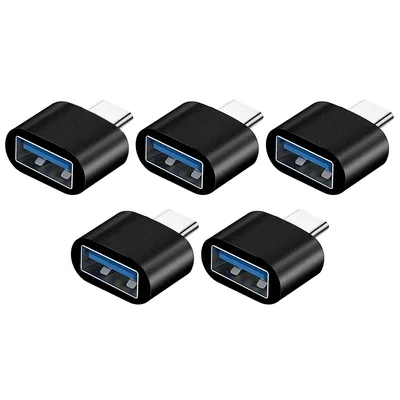 5/10pcs Black White Aluminum Alloy/plastic Type C Converter Adapter Type C USB-C Male To USB 3.0