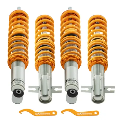 maXpeedingrods Adjustable Coilovers Shock Abosrober Spring Strut For VW Golf MK1 Lowering Suspension