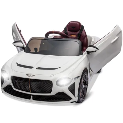 Kids Ride On Car, 12V Battery Powered Electric Vehicles w/Parent Remote Control, Scissor Door,