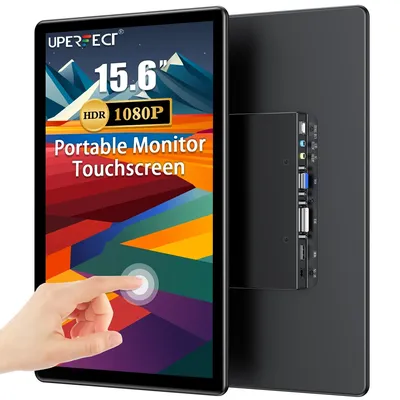 UPERFECT 15.6 Portable Monitors 1080P Touch screen Gaming displays 60Hz IPS monitors For PS5/4/3