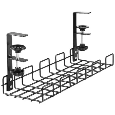 Cable Management Under Desk Computer Cable Organizer Storage Shelf Cable Tray Under Desk Desk Wire