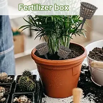 50Pcs Plant Fertilizer Baskets Orchid Cultivate Park Root Nursery Pots Bonsai Portable Fertilizer