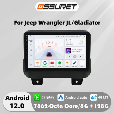 Car radio For Jeep Wrangler JL 2018-2021 Android Auto multimedia Video player For Gladiator 4G