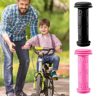 Mountain Bikes Grips 2pcs Bikes Handle Grip Protector Ergonomic Kids Bikes Handlebar Grips