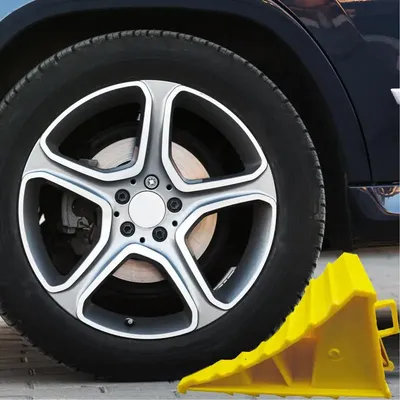 Wheel Chock Car Parking Stopper Sturdy Tire Support Chock Portable Tire Saver Chock For Secure Car