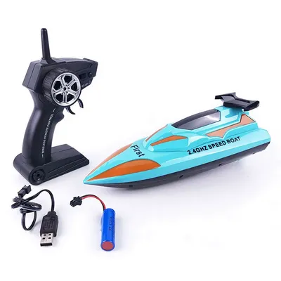 Four-channel 2.4G High Speed Remote Control RC Speed Boat Waterproof Dual Motor RC Speedboat Racing