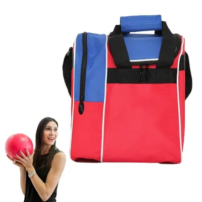 Professional Bowling 18L Large Capacity Carrying Bag, Bowling Ball Handbag, 10 Pin Bowling Shoes