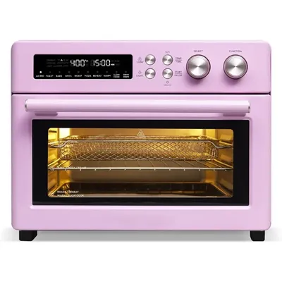Retro Style Infrared Heating Air Fryer Toaster Oven, Extra Large Countertop Convection Oven 10-in-1