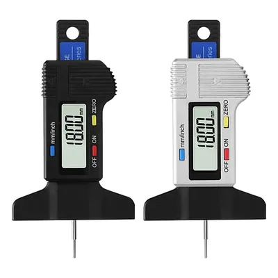 Digital Tire Tread Depth Gauge Digital Display Tyre Gauge Tread Checker Depth Measuring Tool Easy