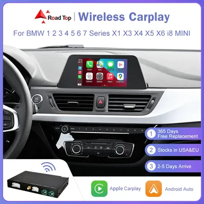 Wireless Apple CarPlay for BMW NBT,EVO 1 2 3 4 5 6 7 Series X1 X3 X4 X5 X6 MINI F56 F15 F16 F25 F26