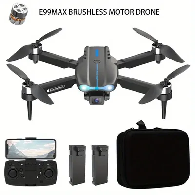 E99MAX Brushless Optical Flow Dual Camera Drone High Definition Aerial Photography Four Axis