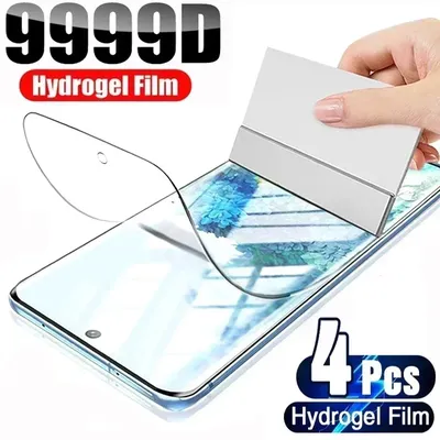 4Pcs Hydrogel Film Screen Protector For Samsung Galaxy S22 S23 S21 S20 Ultra Plus For Samsung Galaxy