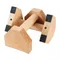 Strength Training Push-Up Stand 2pcs Anti-Slip Fitness Push Up Bar Workout Wooden Single And Double