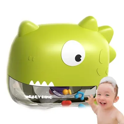 Bath Toys For Babies Automatic Dinosaur Bathtub Bubble Maker Bathtime Shower Musical Toys Battery