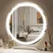 18 Inch Vanity Mirror with Lights, LED Mirror Makeup Mirror with Lights for Bedroom Tabletop, Touch