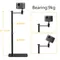 Floor Projector Support Stand Metal Holder Multi-angle Adjustable 360 ° Rotating Projector Bracket