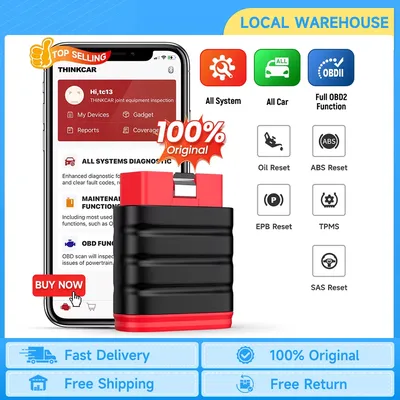 Thinkcar Thinksafe Bluetooth OBD2 Scanner Car Code Reader 5 Reset All System OBD 2 Auto Diagnostic