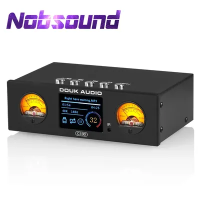 Nobsound C100 Mini Digital Preamp USB Player Hi-Res Music Streamer S/PDIF D/A Desktop Converter