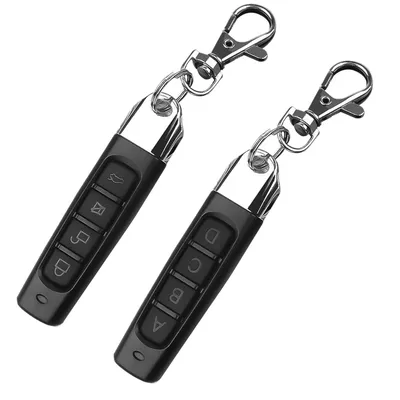 Keychain 433MHZ Remote Control Garage Gate Door Opener Remote Control Duplicator Clone Cloning Code