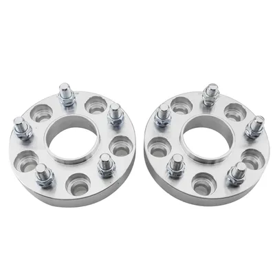 2pcs Professional Hub Centric Wheel Adapters for Buick Cadillac Chevrolet Silver