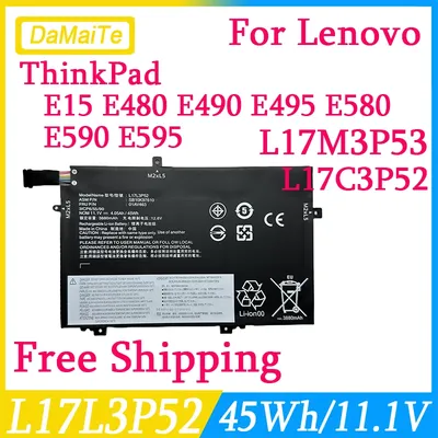 L17L3P52 NEW Original For Lenovo ThinkPad E480 E580 R480 R580 01AV463 01AV445 01AV466 L17M3P53