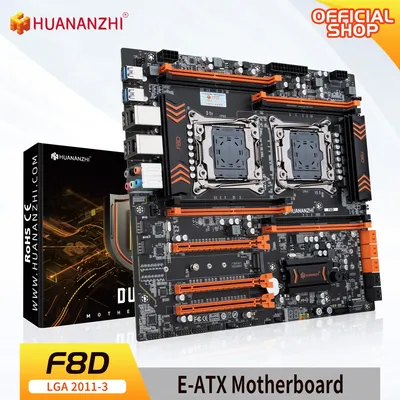 HUANANZHI X99 F8D LGA 2011-3 XEON X99 Motherboard support Intel Dual CPU E5 2640 2666 2670 2696 2678