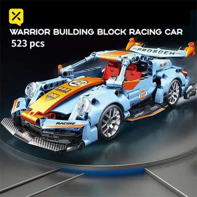 523pcs Building Blocks Car Festive or Hallowmas Perfect Gift Giving Racing Vehicle with Car Bricks