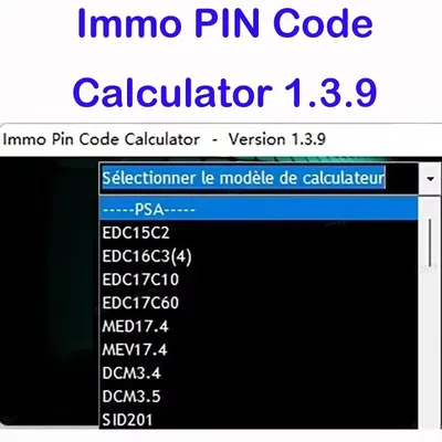 Newest IMMO Pin Code Calculator V1.3.9 Repair equipment Diagnostic software Code Calculator IMMO 1.3.9 obd2 scanner Code reader
