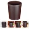 Trash Can Kitchen Household Garbage Container Garbage Ash-bin Bucket with Lid for Car Round Cans