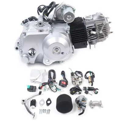 125CC Semi Auto Engine Motor 4 Speed with 3+1 Reverse for Go Kart ATV Quad Buggy Bike 4 Stroke