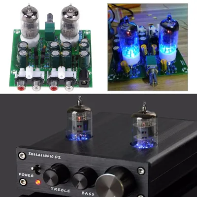 HiFi Stereo Electronic Tube Preamplifier Board Finished Preamp Amplifer Module Amp Effect Parts