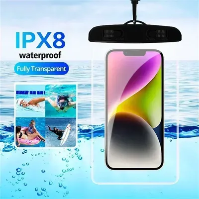 IP68 Universal Swimming Waterproof Phone Case Water Proof Bag Mobile Cover For iPhone 15 Pro Max