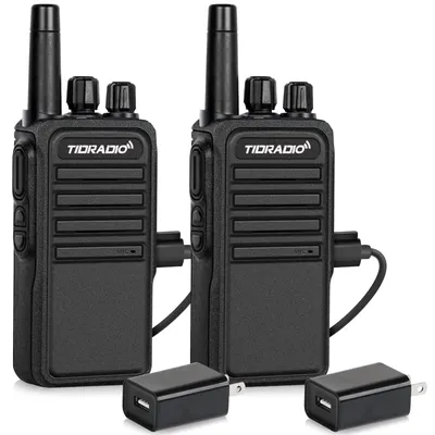 TIDRADIO TD-777S Two Way Radios 2200mAh Two Way Radio Long Range Walkie Talkies 22CH USB