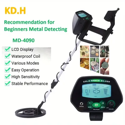 MD-4090 Professional Metal Detector Underground Gold Detector High Accuracy Metal Finder Waterproof