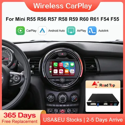 Wireless CarPlay Android Auto for Mini R55 R56 R57 R58 R59 R60 R61 F54 F55 F56 F57 Clubman