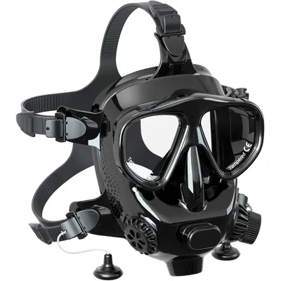 Full Face Dive Mask Support Diving Snorkeling, Full Face Snorkel Mask Adjustable Scuba Mask with