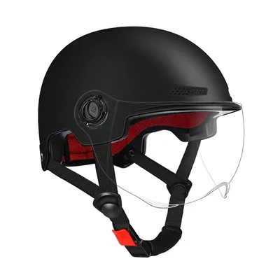 Helmets With Visor Impact-Resistant Electric Scooter Helmets Anti-Glare Detachable Goggles