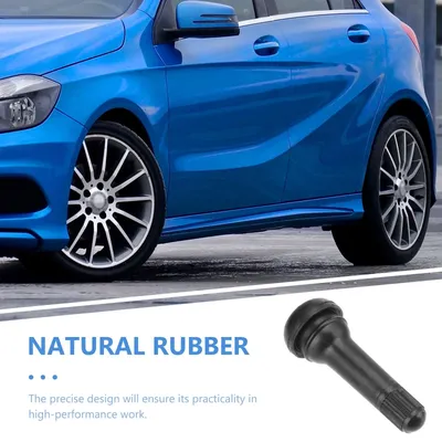 100pcs Car Trunk Tubeless Tyre Stem TR414 Rubber Tire (Zinc Alloy)