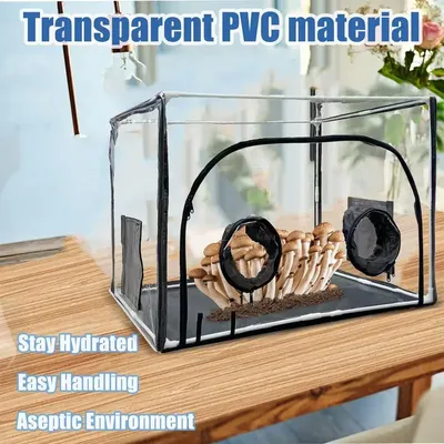 Mono Tub for Mushrooms Large Mushroom Growing Tent Mycology Still Air Box Fume Hood High-Visibility