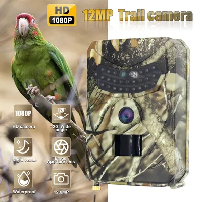 Outdoor Hunting Camera Surveillance 12MP Night Vision Trail Cameras Waterproof Wildlife Surveillance