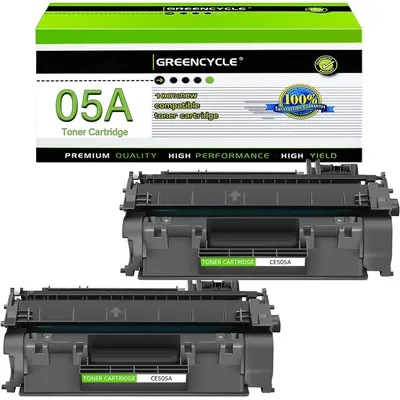 Greencycle Compatible Toner Cartridge Replacement for HP 05A CE505A Work with Laser Jet P2035 P2035N