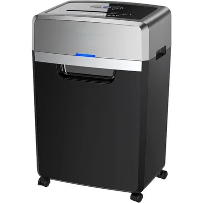 Heavy Duty Paper Shredder, 24-Sheet Cross-Cut Shredder, 40-Min Continuous Running Time, Commercial