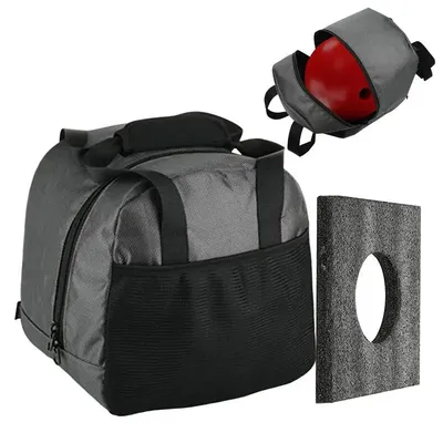 Portable Bowling Ball Tote Bowling Bag With Padded Ball Holder Durable and Stylish Single Ball Tote