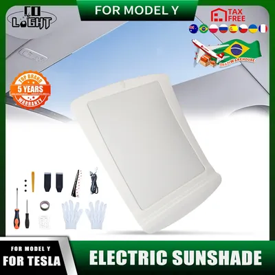 CO LIGHT Electric Sunshade Roof for Tesla Model Y Retractable Sunshade Roof for Model Y 2024 2023